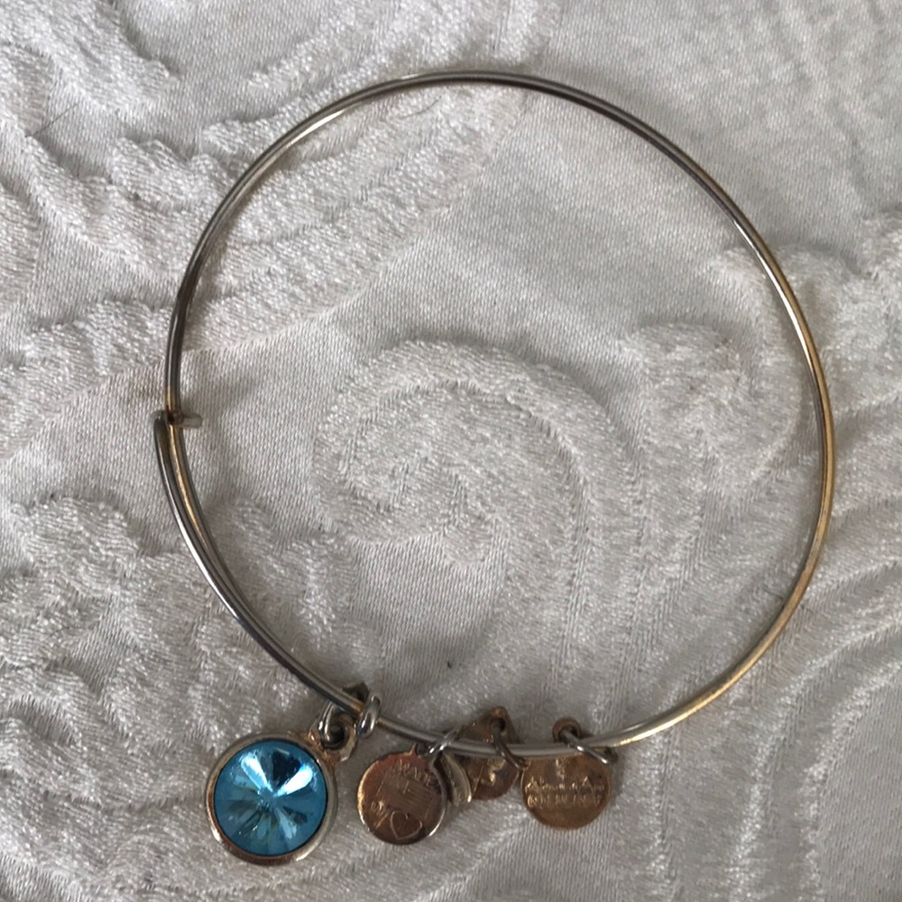 Aquamarine Alex and Ani Bracelet